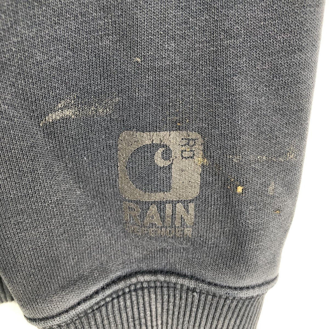Carhartt ORIGINAL FIT sweatshirt pullover hoodie, men's size M unclear navy blue type Vintage Second Hand