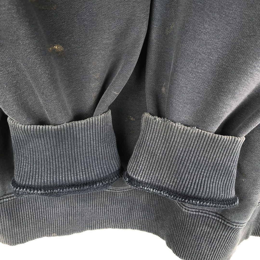 Carhartt ORIGINAL FIT sweatshirt pullover hoodie, men's size M unclear navy blue type Vintage Second Hand