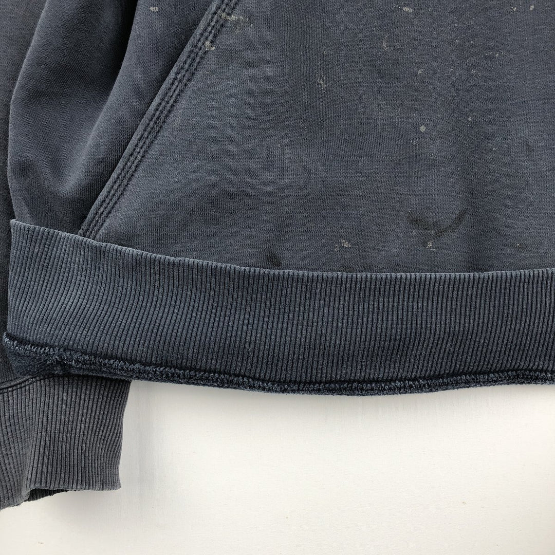 Carhartt ORIGINAL FIT sweatshirt pullover hoodie, men's size M unclear navy blue type Vintage Second Hand