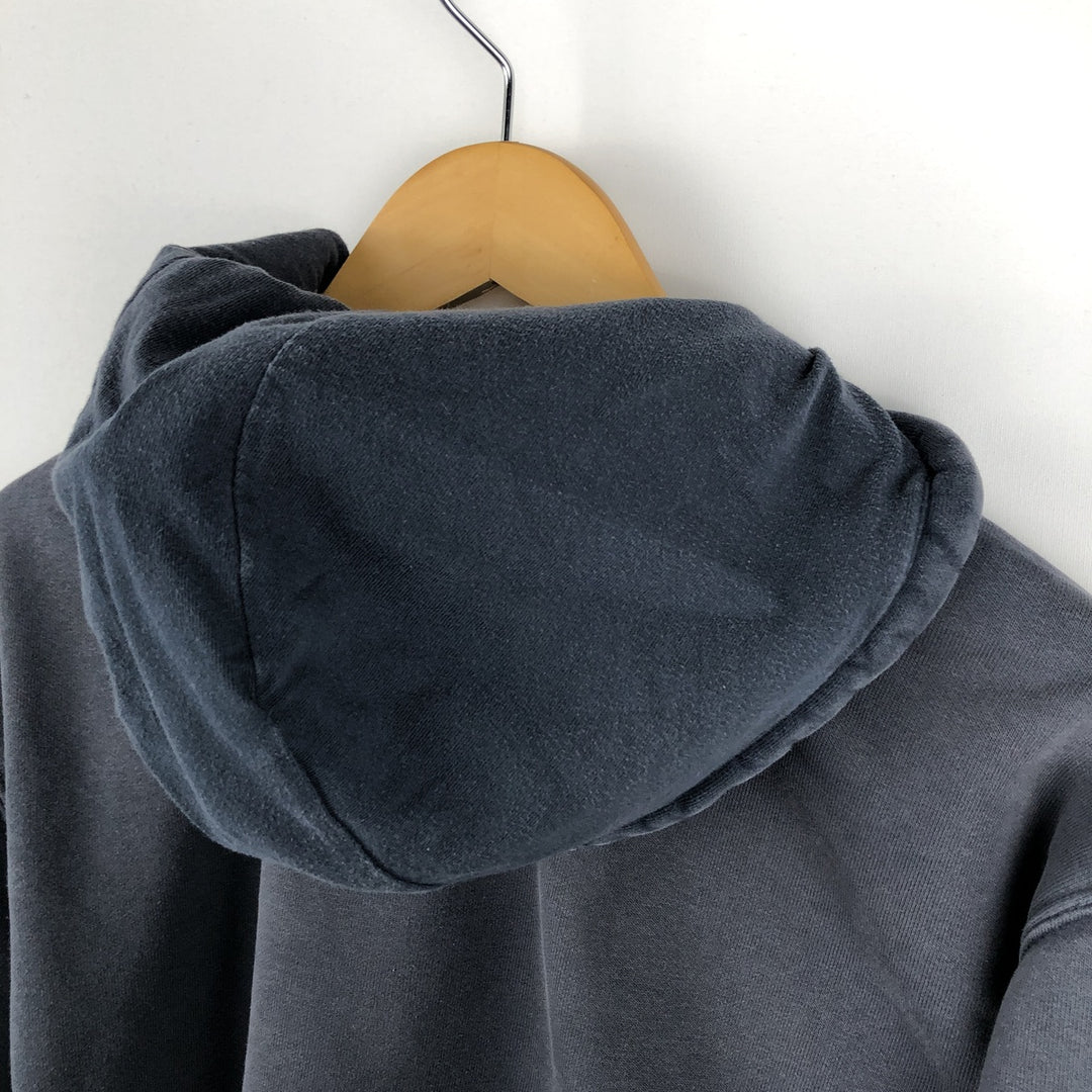 Carhartt ORIGINAL FIT sweatshirt pullover hoodie, men's size M unclear navy blue type Vintage Second Hand