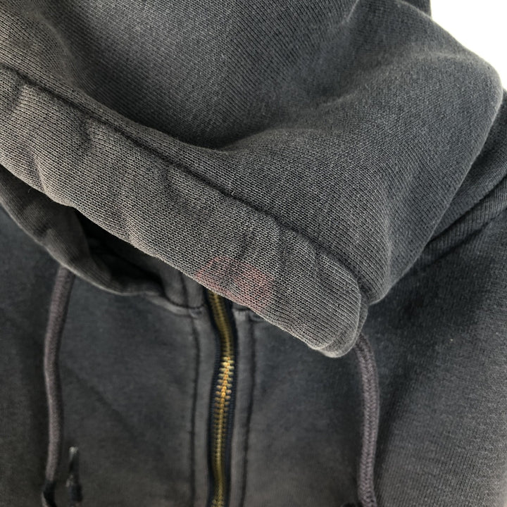 Carhartt Sweat Half Zip Hoodie Men's L size cotton navy blue type Vintage Second Hand