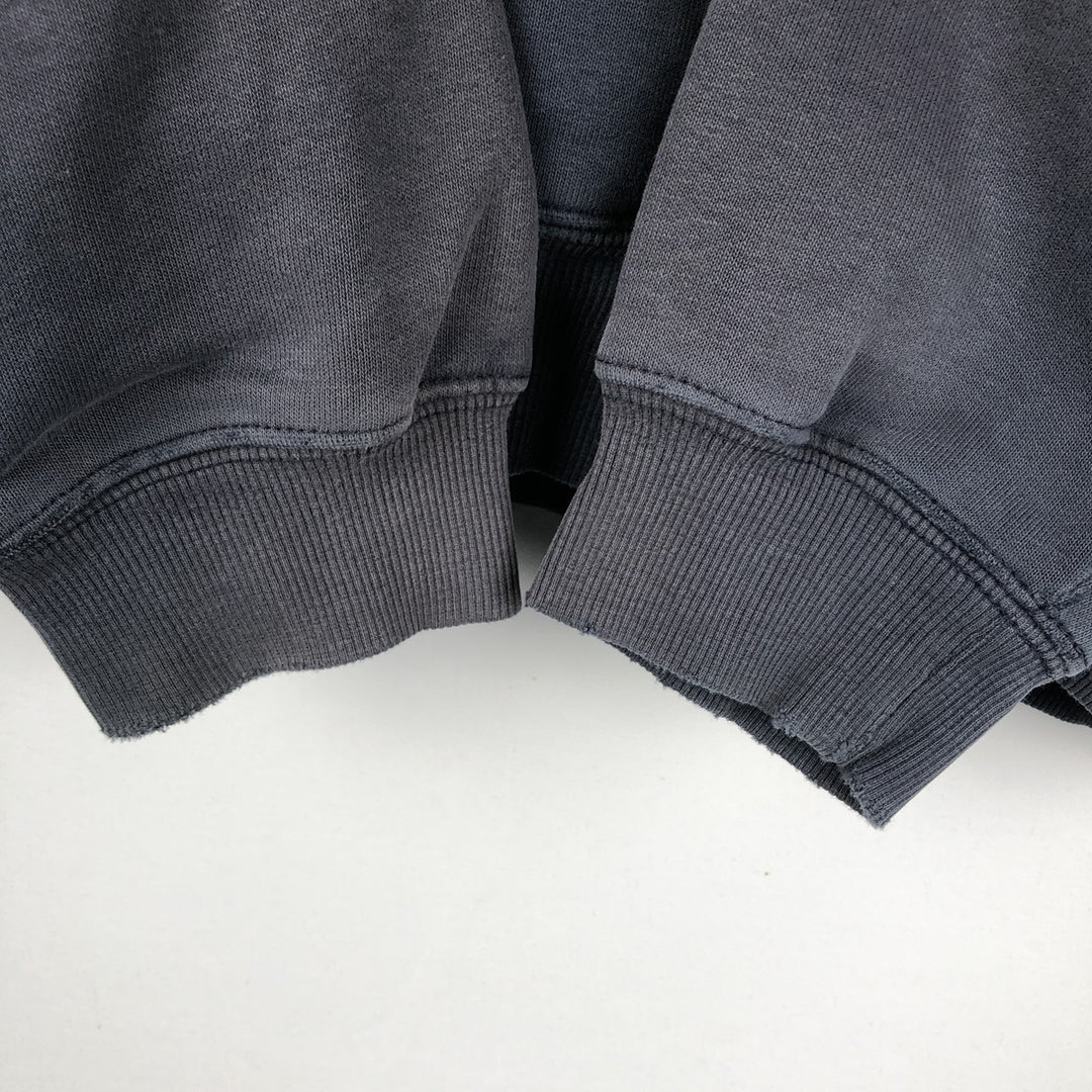 Carhartt Sweat Half Zip Hoodie Men's L size cotton navy blue type Vintage Second Hand