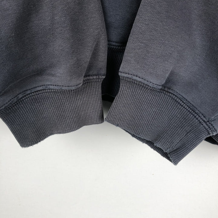 Carhartt Sweat Half Zip Hoodie Men's L size cotton navy blue type Vintage Second Hand