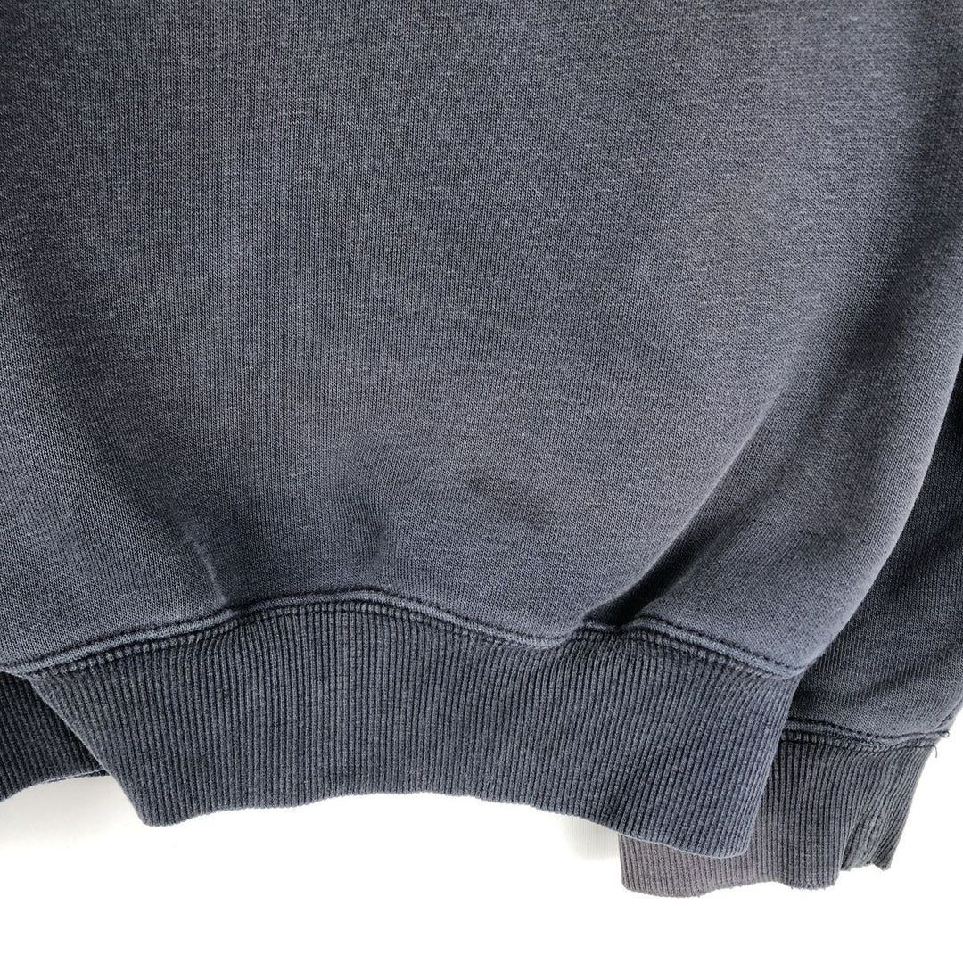 Carhartt Sweat Half Zip Hoodie Men's L size cotton navy blue type Vintage Second Hand