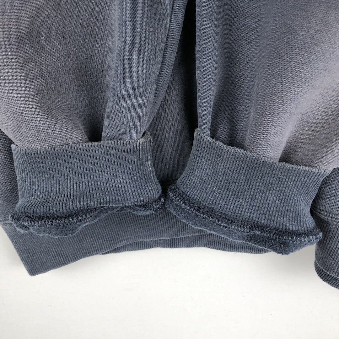 Carhartt Sweat Half Zip Hoodie Men's L size cotton navy blue type Vintage Second Hand
