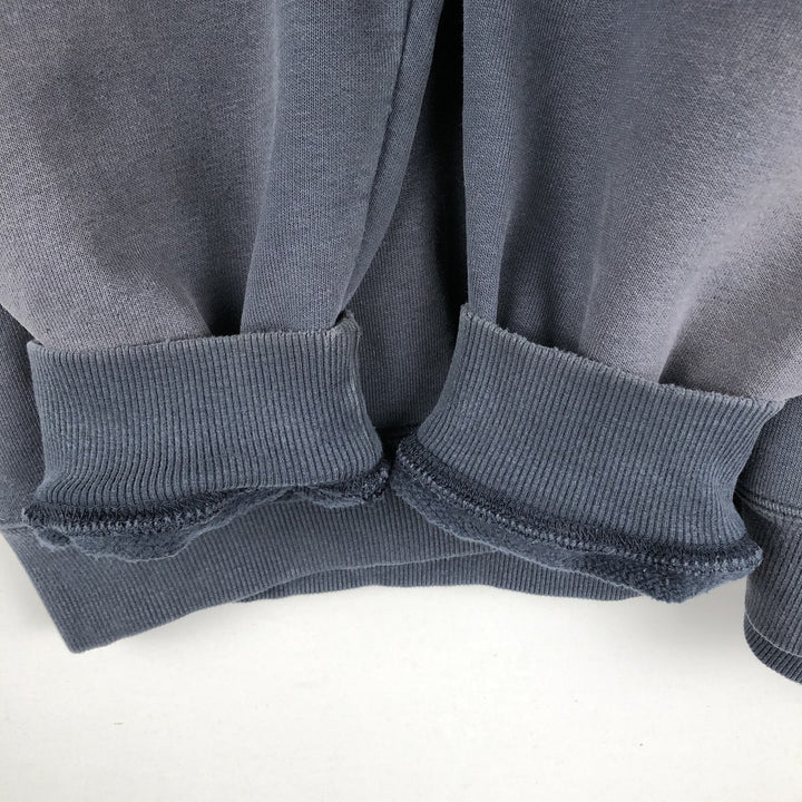 Carhartt Sweat Half Zip Hoodie Men's L size cotton navy blue type Vintage Second Hand