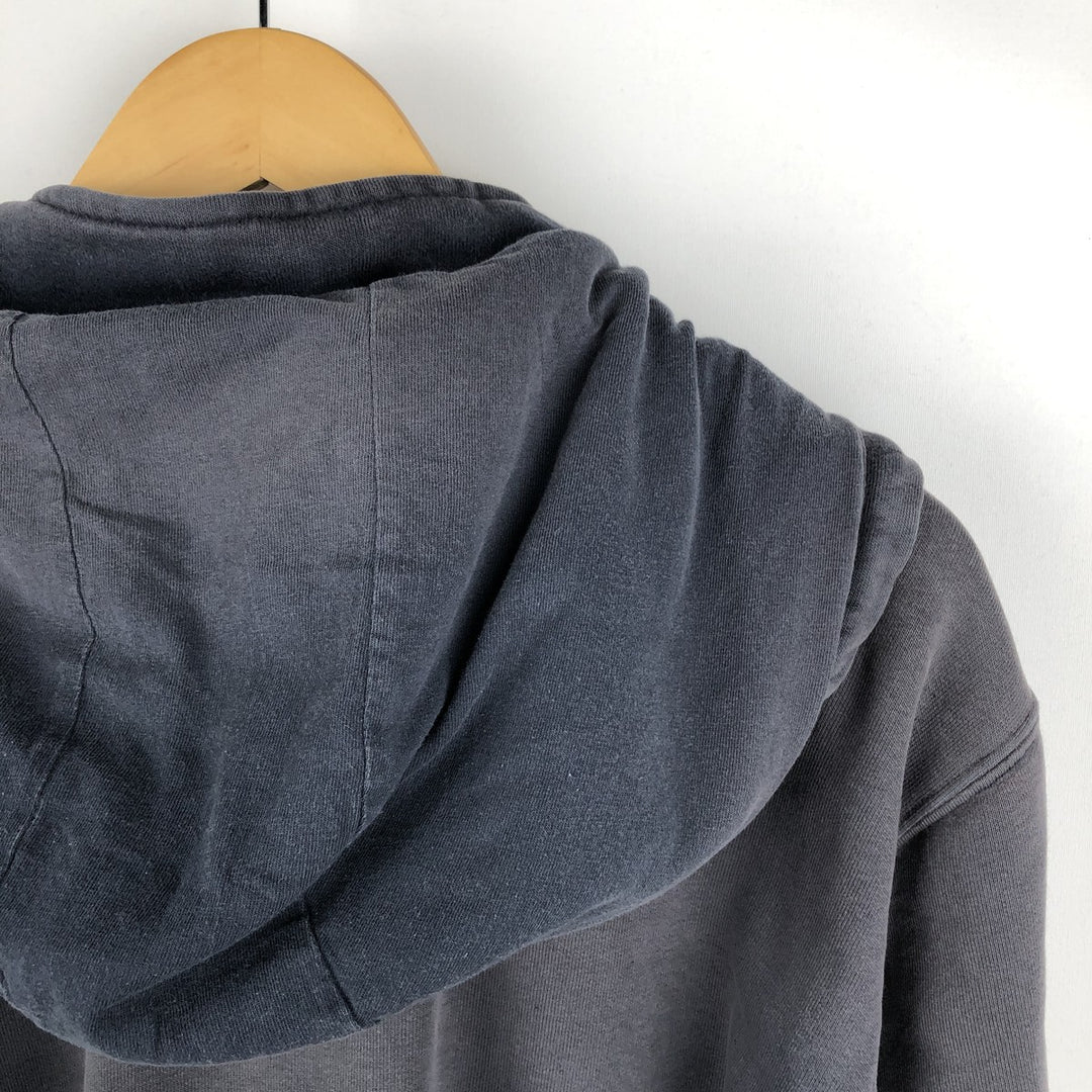 Carhartt Sweat Half Zip Hoodie Men's L size cotton navy blue type Vintage Second Hand