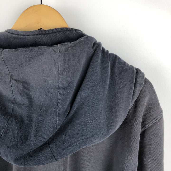 Carhartt Sweat Half Zip Hoodie Men's L size cotton navy blue type Vintage Second Hand