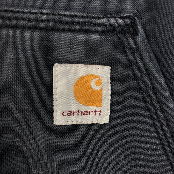 Carhartt ORIGINAL FIT sweatshirt pullover hoodie, men's size M unclear navy blue type Vintage Second Hand