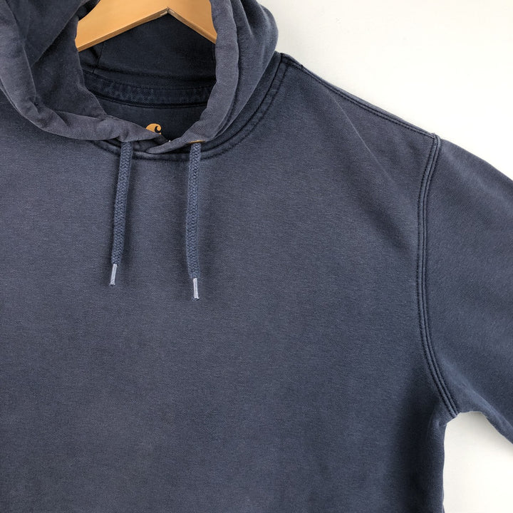 Carhartt ORIGINAL FIT sweatshirt pullover hoodie, men's size M unclear navy blue type Vintage Second Hand