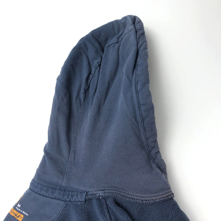 Carhartt ORIGINAL FIT sweatshirt pullover hoodie, men's size M unclear navy blue type Vintage Second Hand
