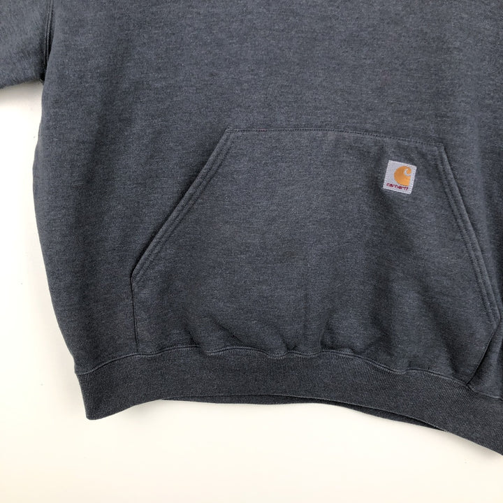 Carhartt Men's XXL Pullover Hoodie cotton Charcoal Vintage Second Hand