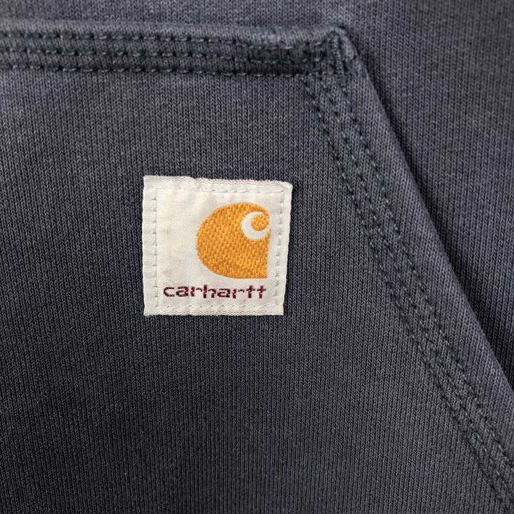 Carhartt ORIGINAL FIT sweatshirt pullover hoodie, men's XL size cotton navy blue type Vintage Second Hand