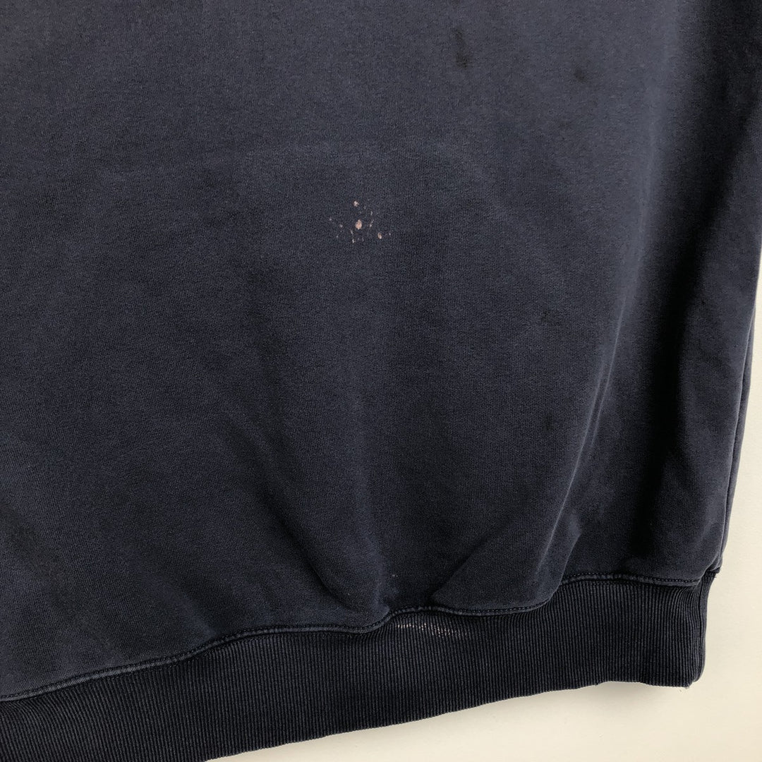 Carhartt ORIGINAL FIT sweatshirt pullover hoodie, men's XL size cotton navy blue type Vintage Second Hand