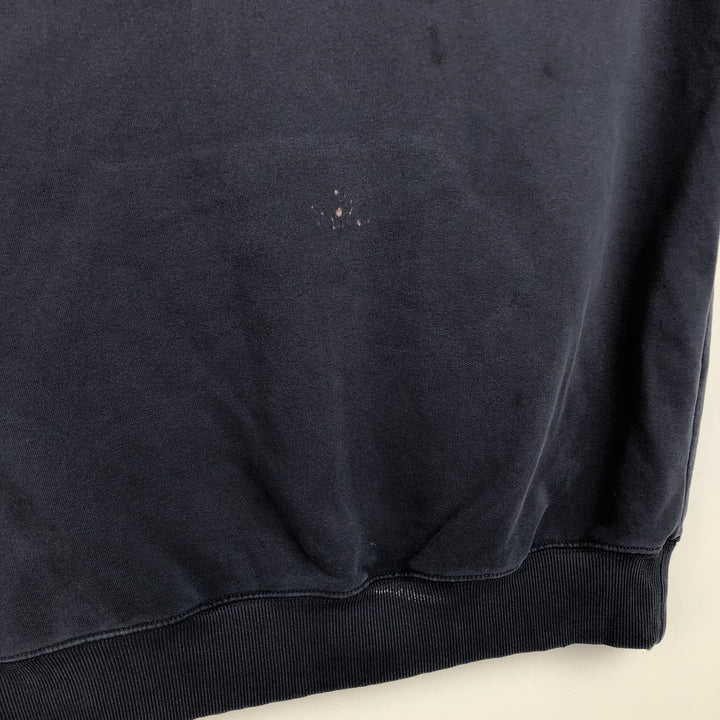 Carhartt ORIGINAL FIT sweatshirt pullover hoodie, men's XL size cotton navy blue type Vintage Second Hand