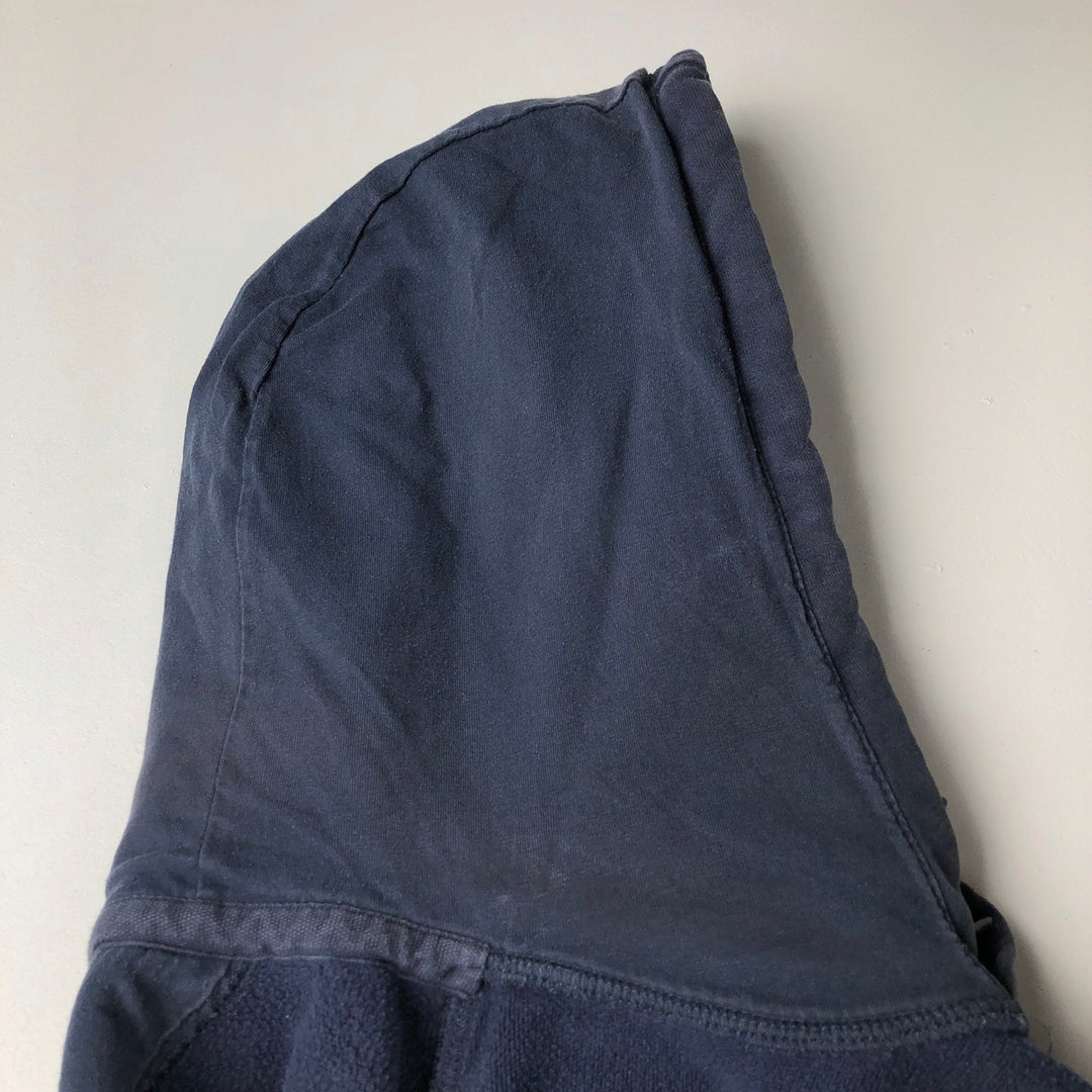 Carhartt ORIGINAL FIT sweatshirt pullover hoodie, men's XL size cotton navy blue type Vintage Second Hand