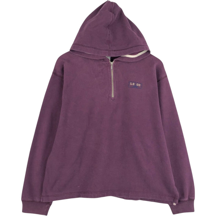 Levi's DRY GOODS Sweat Half-Zip Hoodie, Men's Size XL (approx.) cotton purple type Vintage Second Hand