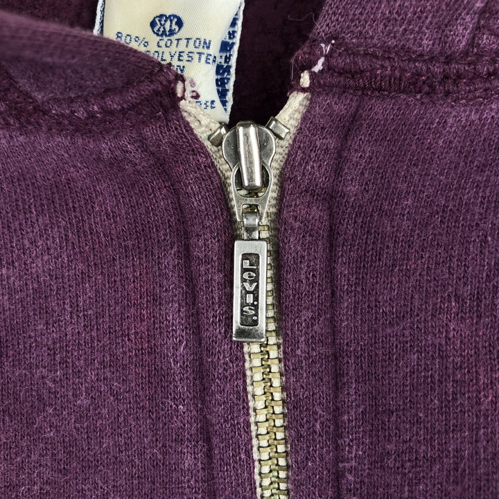 Levi's DRY GOODS Sweat Half-Zip Hoodie, Men's Size XL (approx.) cotton purple type Vintage Second Hand