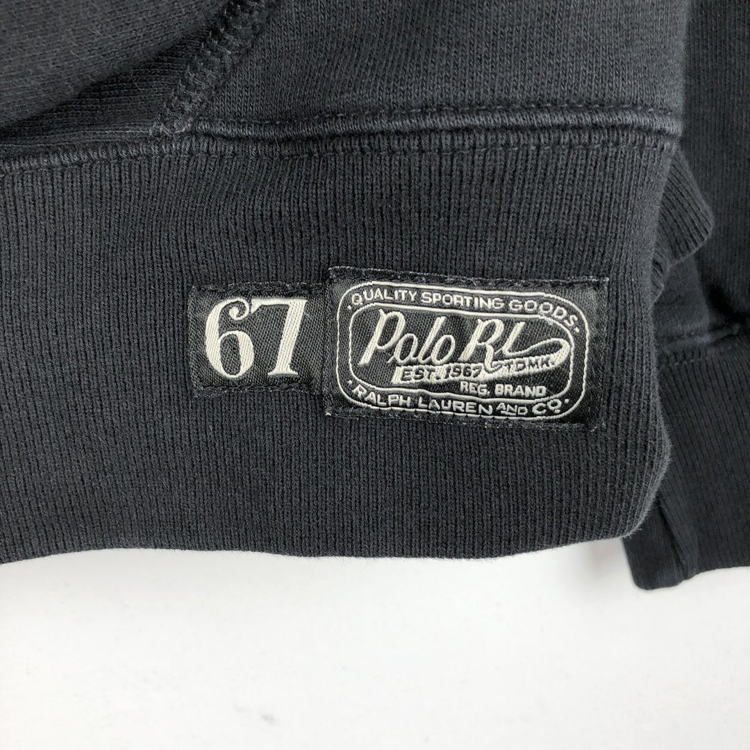 Ralph Lauren POLO RALPH LAUREN Sweatshirt Pullover Hoodie Men's S Size cotton black type Vintage Second Hand