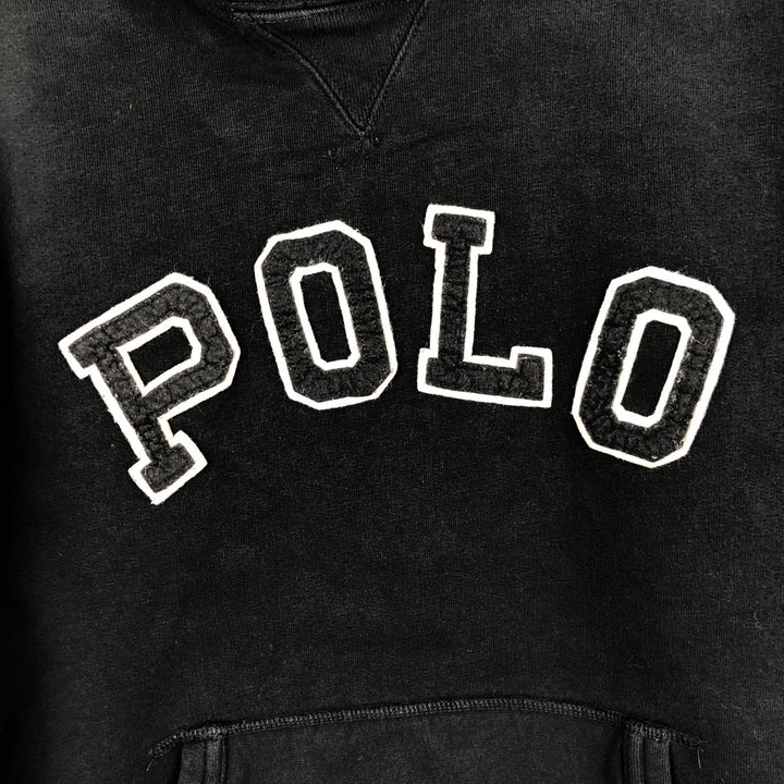 Ralph Lauren POLO RALPH LAUREN Sweatshirt Pullover Hoodie Men's S Size cotton black type Vintage Second Hand