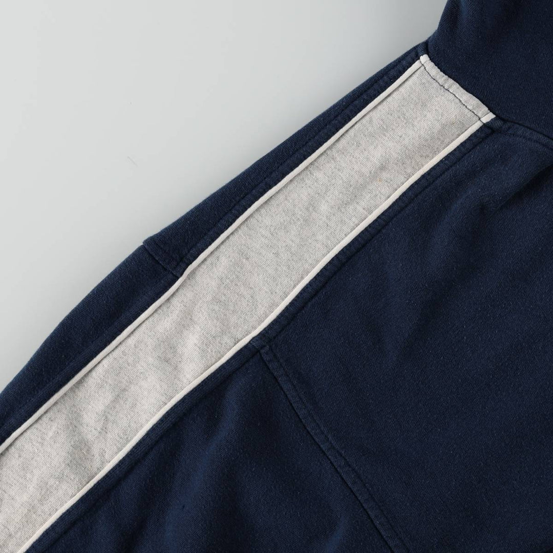 QuikSilver Sweat Pullover Hoodie, Men's Size L (approx.) cotton navy blue type Vintage Second Hand