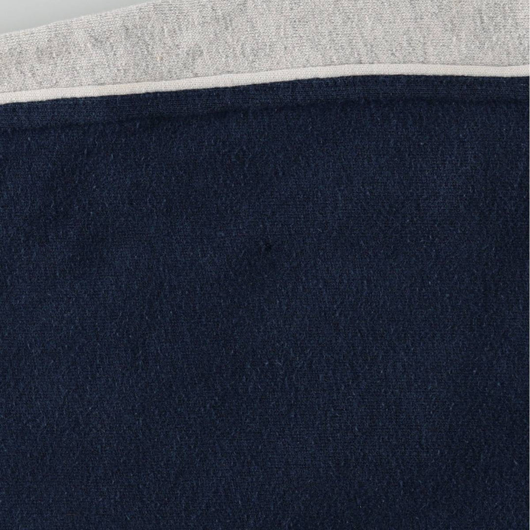 QuikSilver Sweat Pullover Hoodie, Men's Size L (approx.) cotton navy blue type Vintage Second Hand
