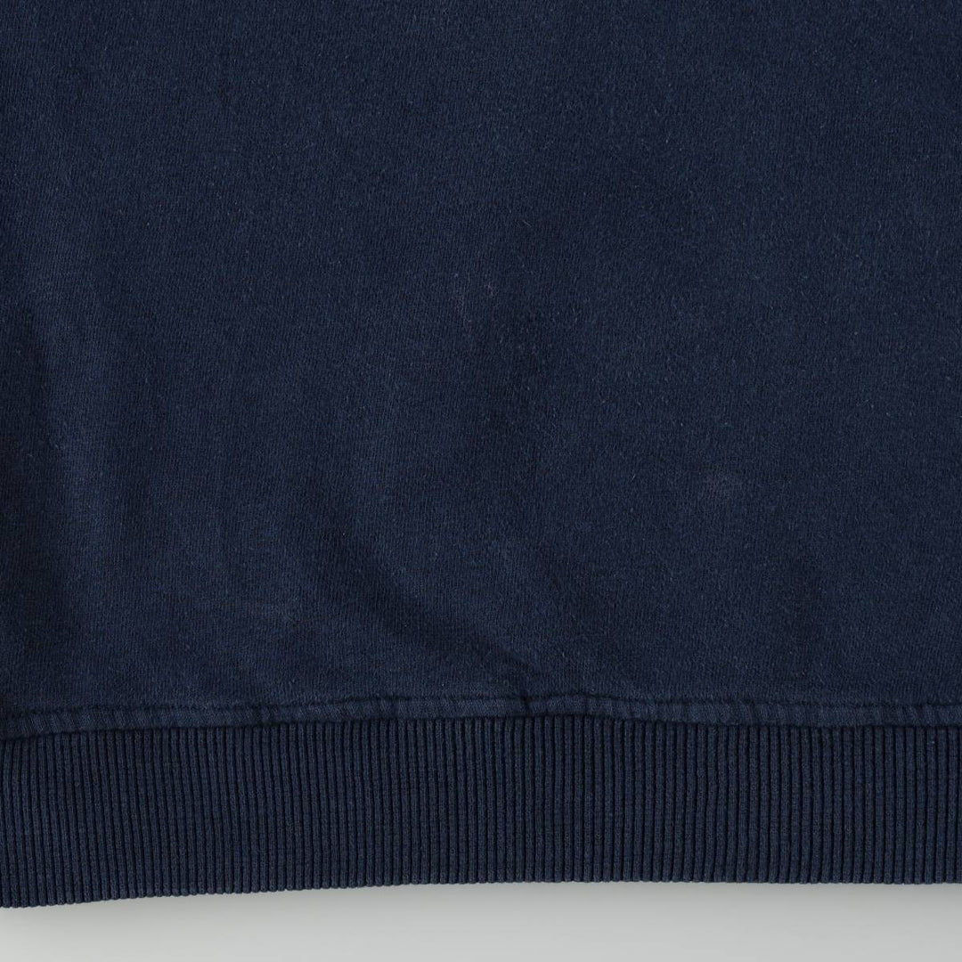 QuikSilver Sweat Pullover Hoodie, Men's Size L (approx.) cotton navy blue type Vintage Second Hand