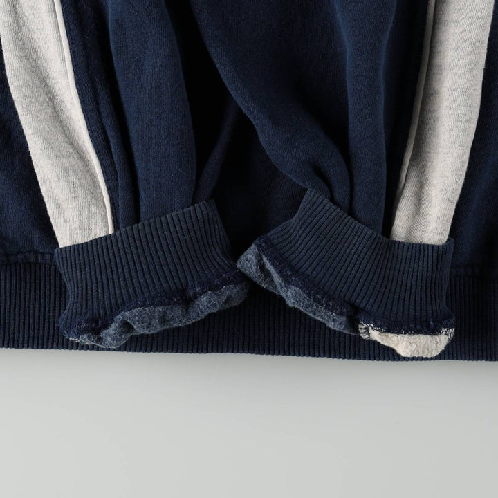 QuikSilver Sweat Pullover Hoodie, Men's Size L (approx.) cotton navy blue type Vintage Second Hand