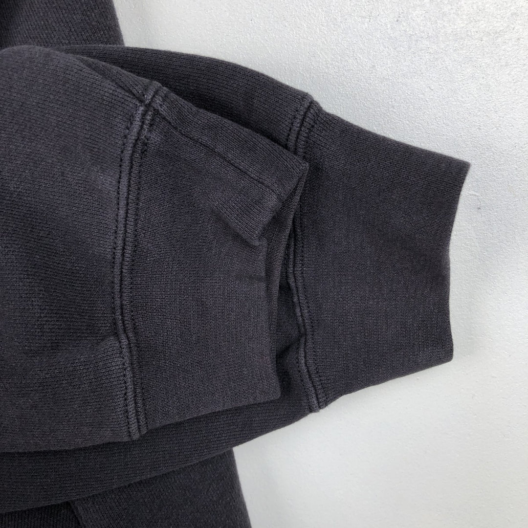 Carhartt Advertising Sweatshirt Pullover Hoodie, Men's XL cotton Charcoal Vintage Second Hand