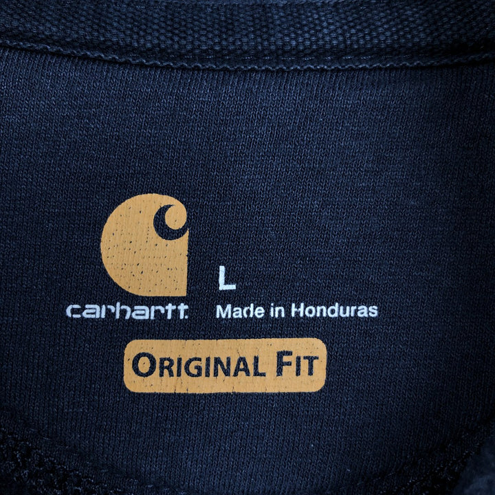 Carhartt ORIGINAL FIT Camouflage Pattern Sweatshirt Pullover Hoodie, Men's Size L (approx.) cotton navy blue type Vintage Second Hand