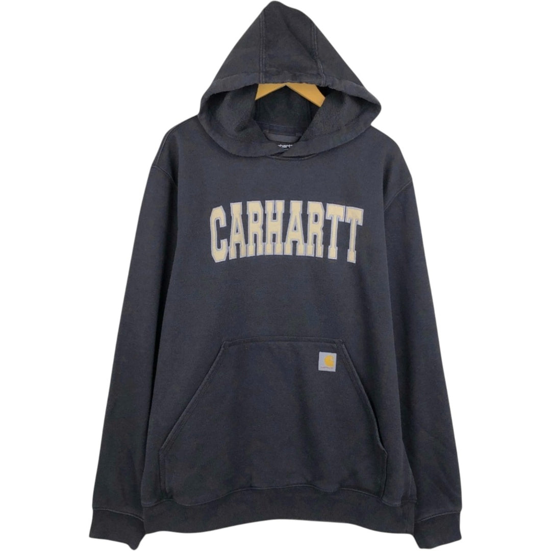 Carhartt Loose Fit Sweat Pullover Hoodie, Men's L size cotton black type Vintage Second Hand