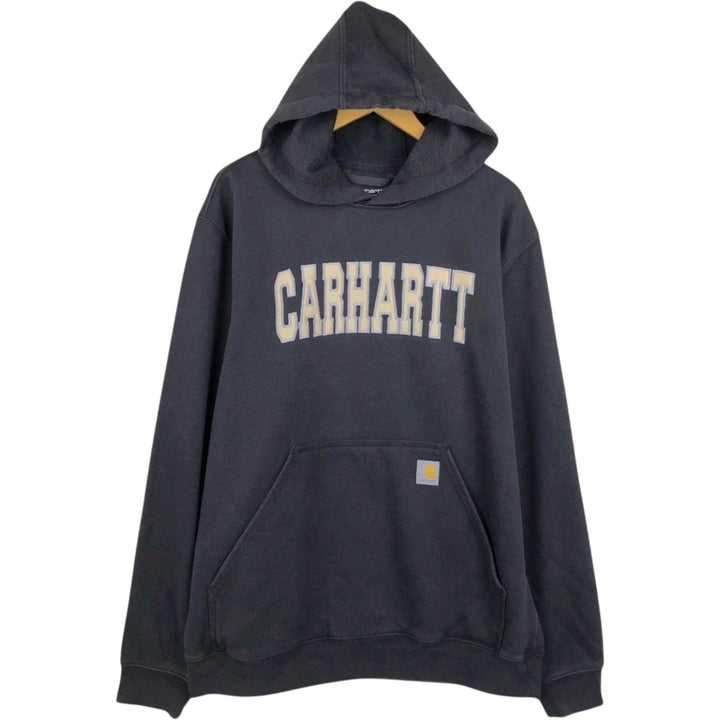 Carhartt Loose Fit Sweat Pullover Hoodie, Men's L size cotton black type Vintage Second Hand