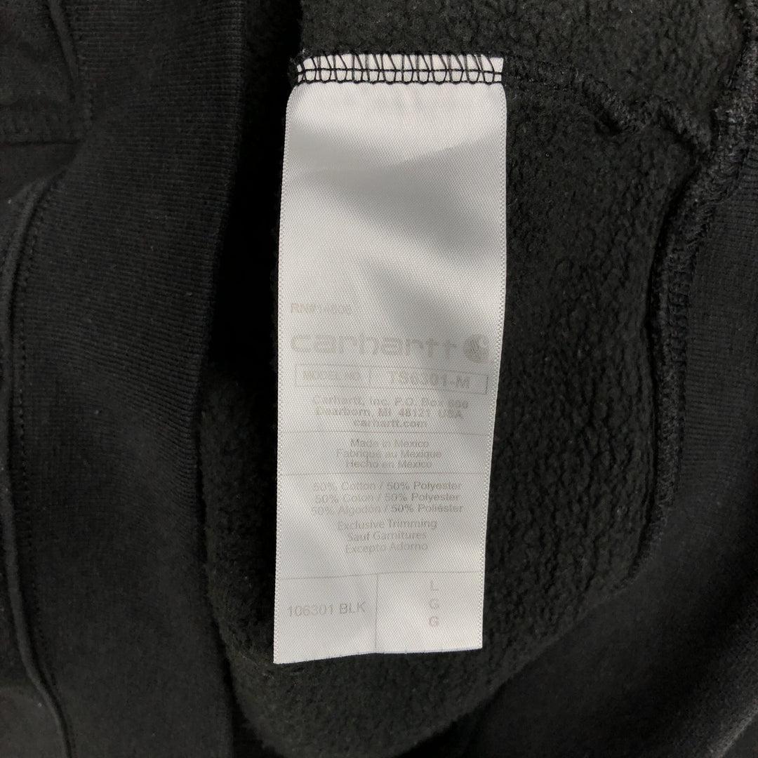 Carhartt Loose Fit Sweat Pullover Hoodie, Men's L size cotton black type Vintage Second Hand