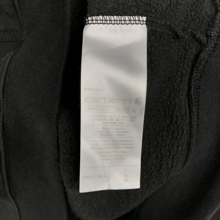 Carhartt Loose Fit Sweat Pullover Hoodie, Men's L size cotton black type Vintage Second Hand