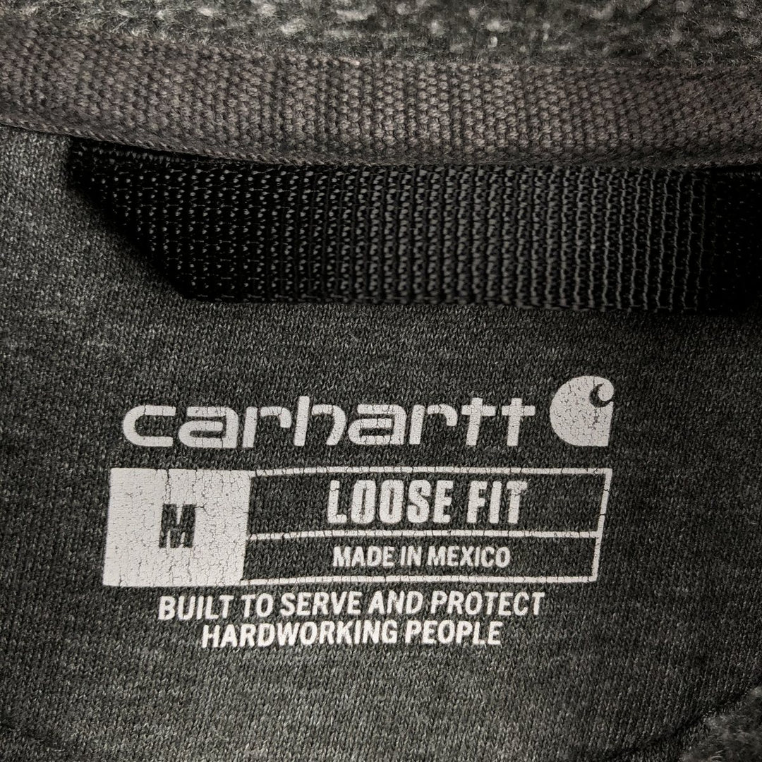 Carhartt Loose Fit Sweat Pullover Hoodie, Men's M Size cotton gray type Vintage Second Hand