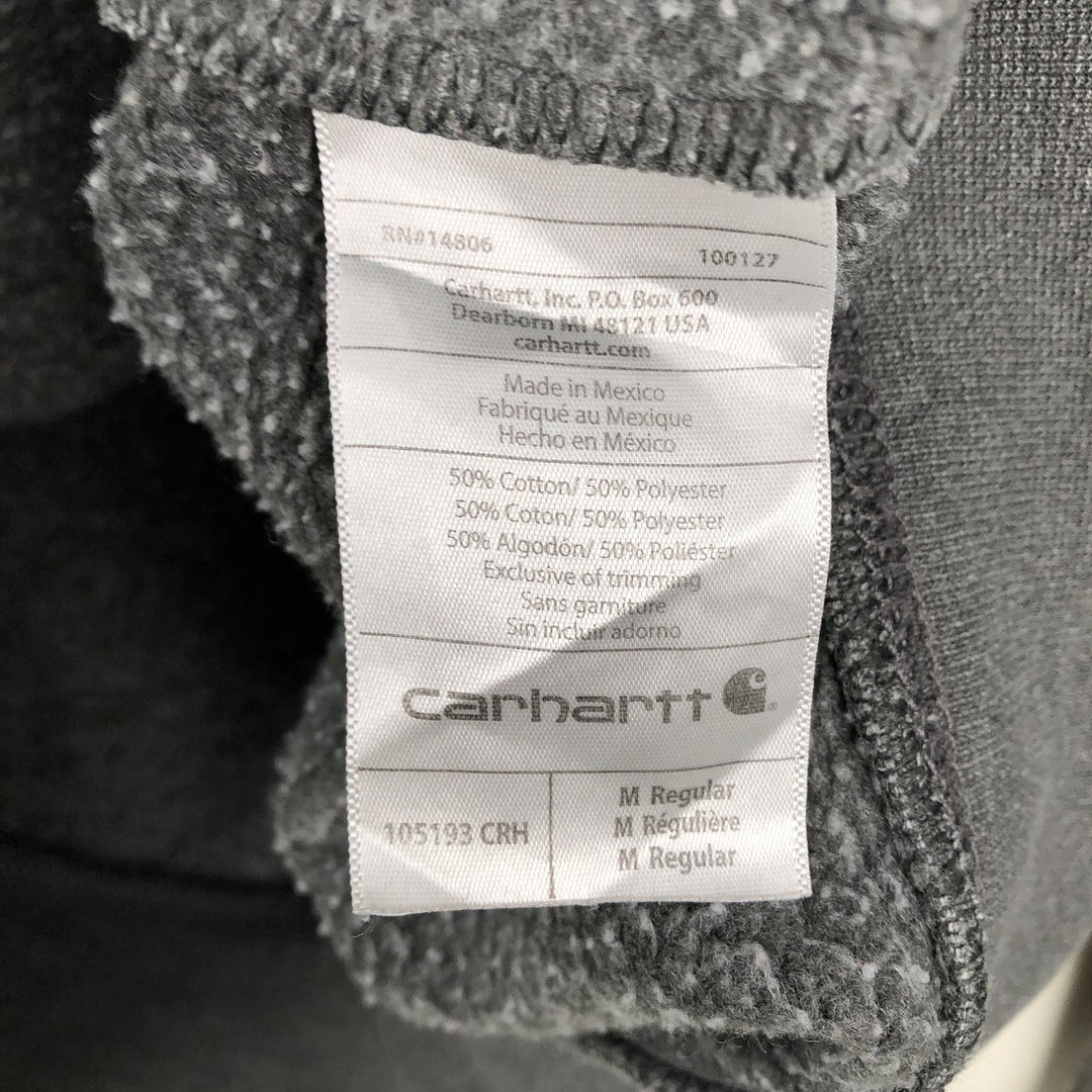 Carhartt Loose Fit Sweat Pullover Hoodie, Men's M Size cotton gray type Vintage Second Hand