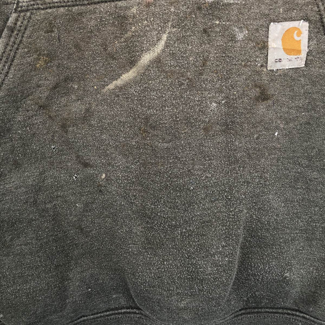 Carhartt Loose Fit Sweat Pullover Hoodie, Men's M Size cotton gray type Vintage Second Hand