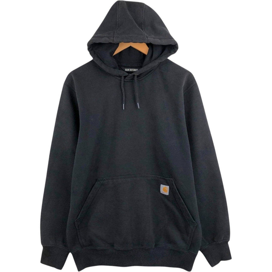Carhartt RAIN DEFENDER LOOSE FIT Sweatshirt Pullover Hoodie (Men's Size M) cotton black type Vintage Second Hand