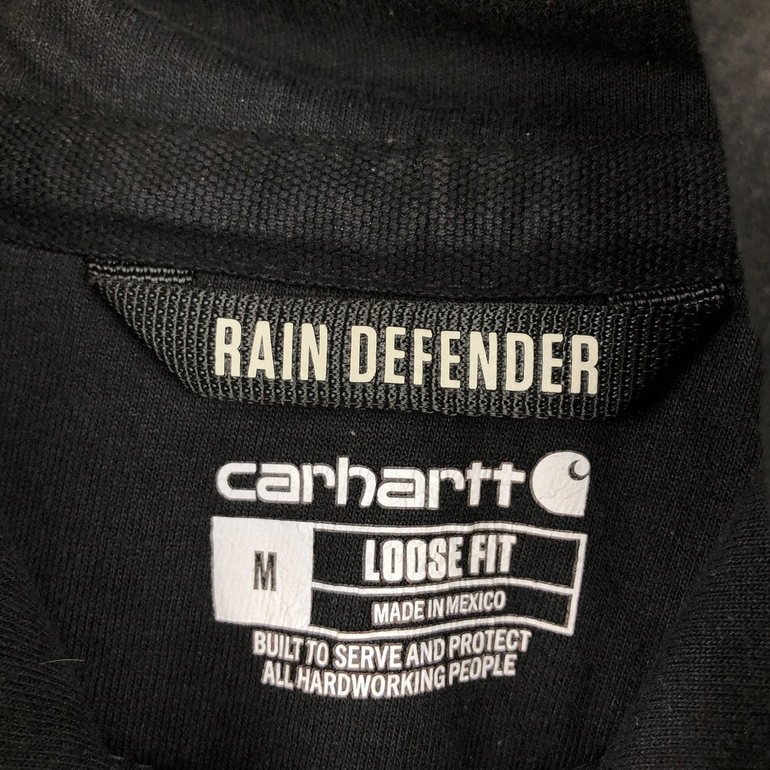 Carhartt RAIN DEFENDER LOOSE FIT Sweatshirt Pullover Hoodie (Men's Size M) cotton black type Vintage Second Hand