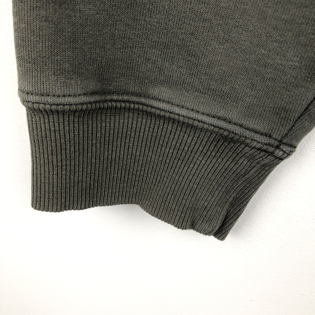 Carhartt Sweat Pullover Hoodie, Men's M Size cotton Khaki type Vintage Second Hand