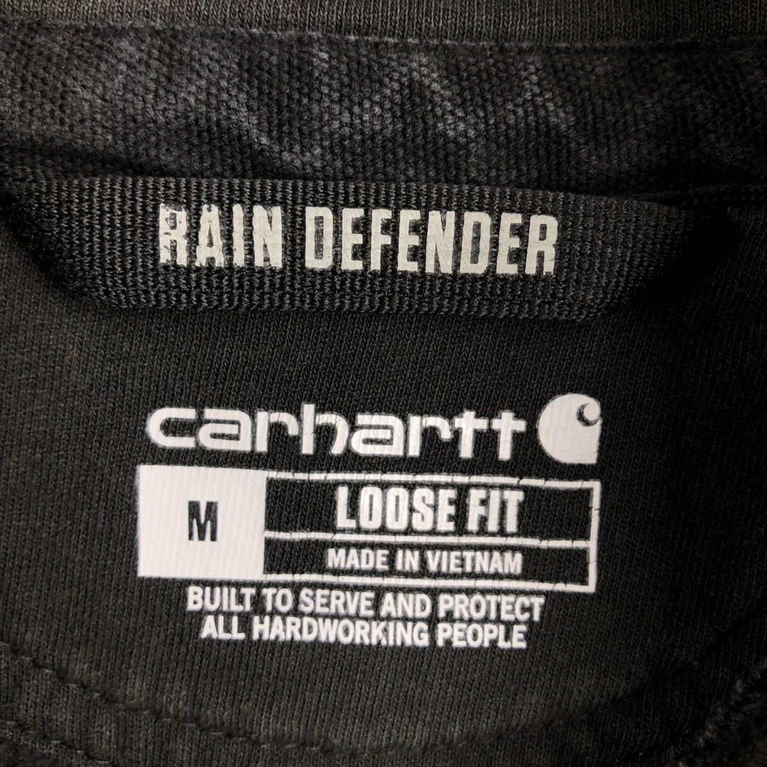 Carhartt RAIN DEFENDER LOOSE FIT Sweatshirt Pullover Hoodie (Men's Size M) cotton black type Vintage Second Hand