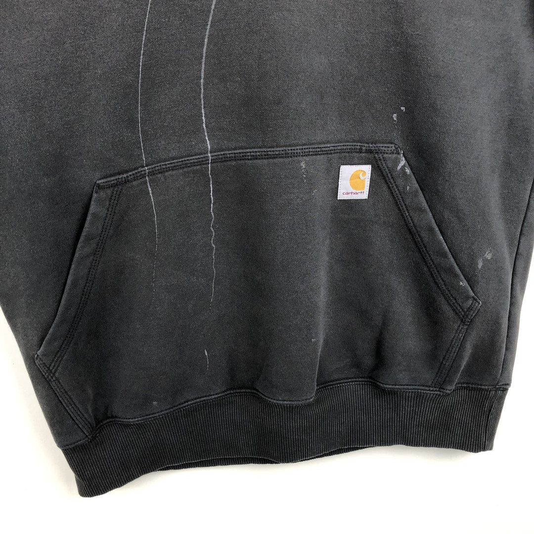 Carhartt RAIN DEFENDER LOOSE FIT Sweatshirt Pullover Hoodie (Men's Size M) cotton black type Vintage Second Hand