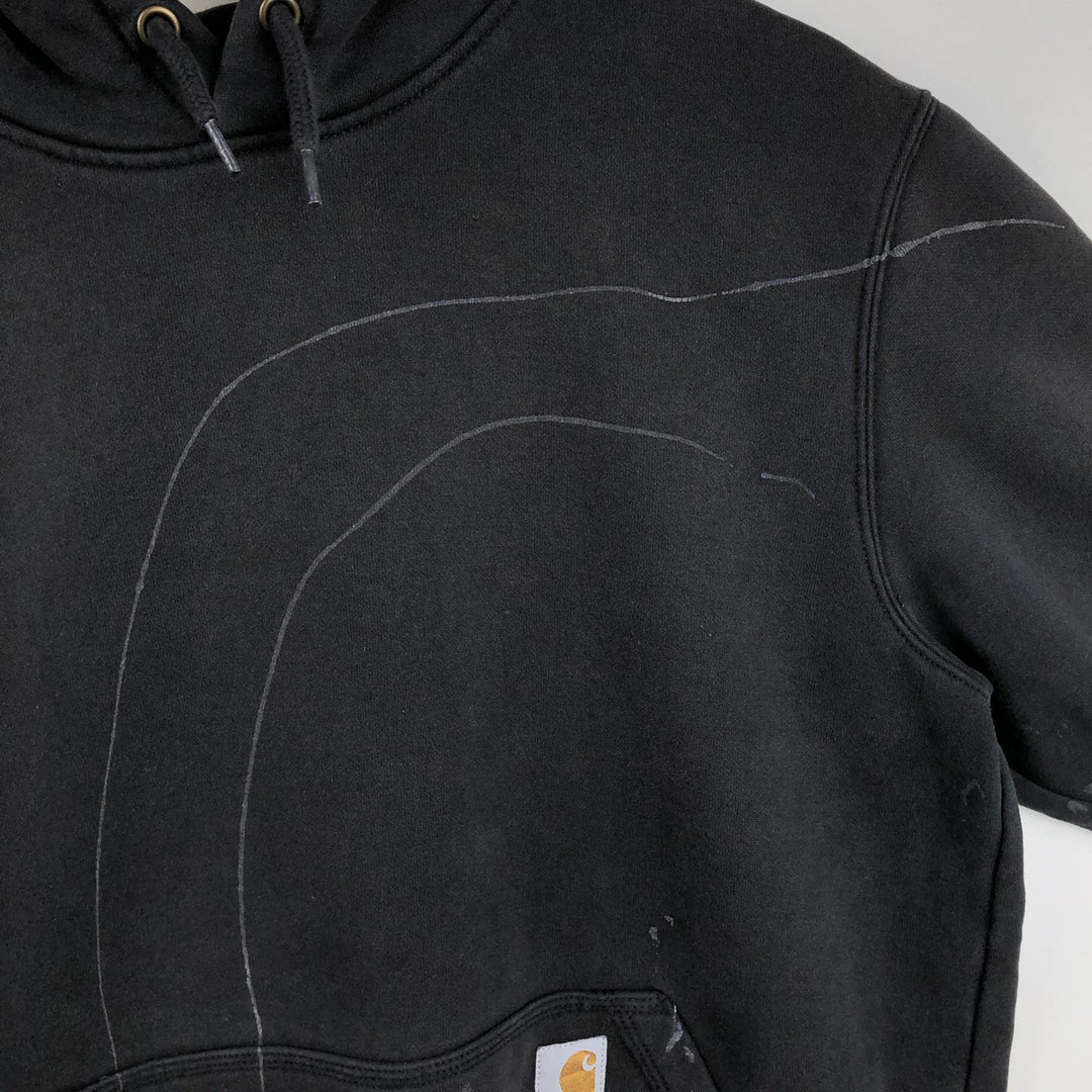 Carhartt RAIN DEFENDER LOOSE FIT Sweatshirt Pullover Hoodie (Men's Size M) cotton black type Vintage Second Hand
