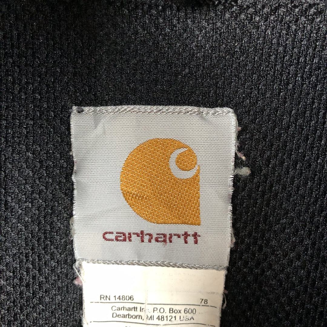 Carhartt Sweat Pullover Hoodie, Men's M Size cotton brown type Vintage Second Hand