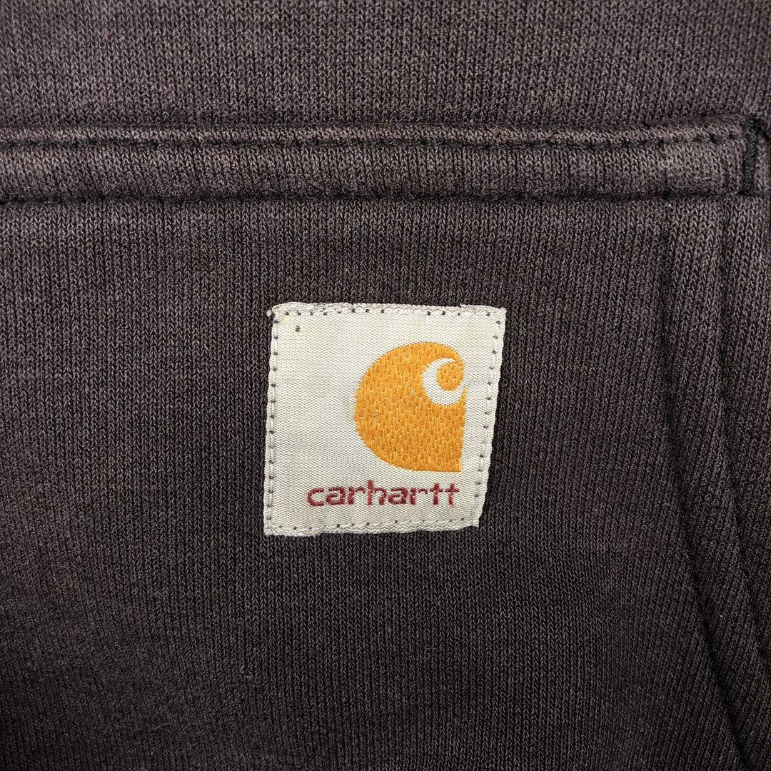 Carhartt Sweat Pullover Hoodie, Men's M Size cotton brown type Vintage Second Hand