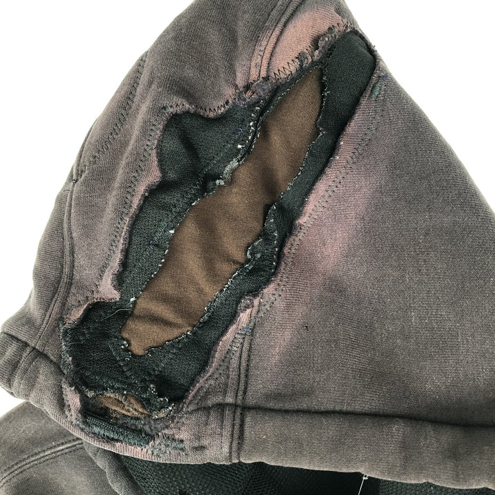 Carhartt Sweat Pullover Hoodie, Men's M Size cotton brown type Vintage Second Hand