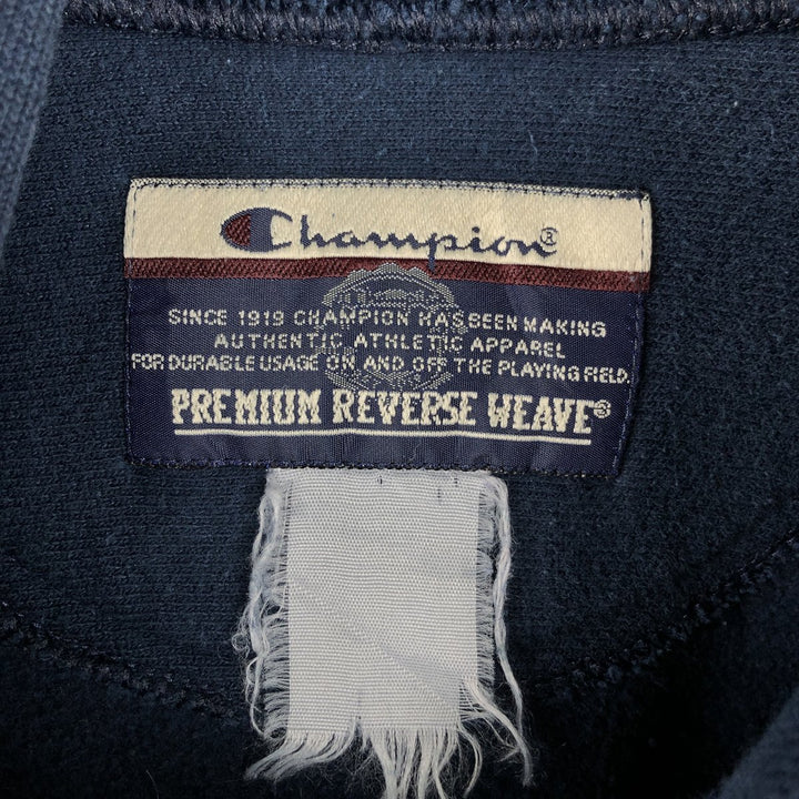 Champion PREMIUM REVERSE WEAVE Sweat Pullover Hoodie (Men's XXL equivalent) unclear navy blue type Vintage Second Hand