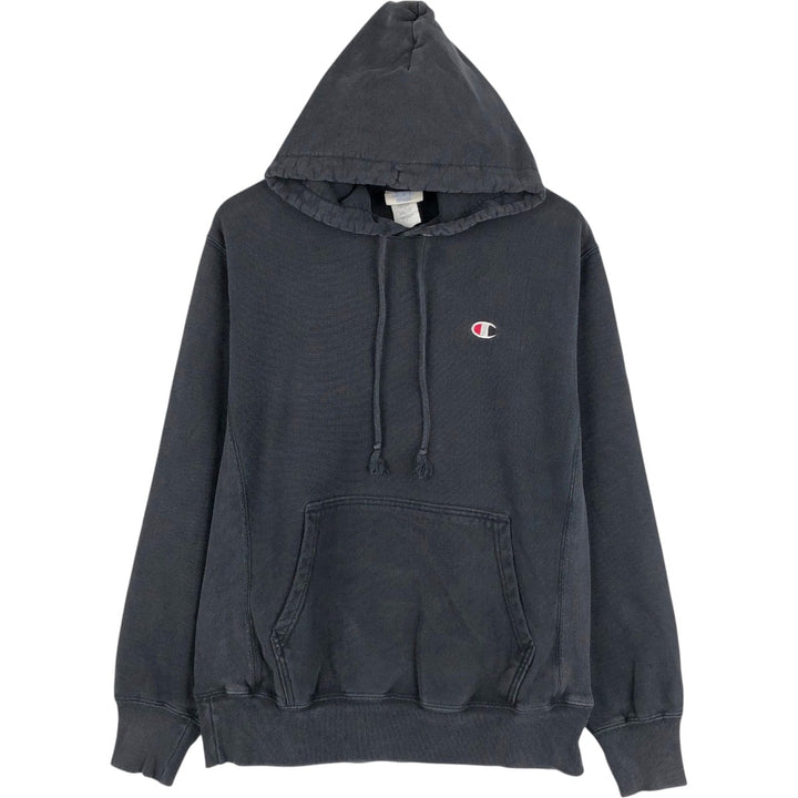 Champion REVERSE WEAVE Reverse Weave Sweat Pullover Hoodie Men's M cotton black type Vintage Second Hand