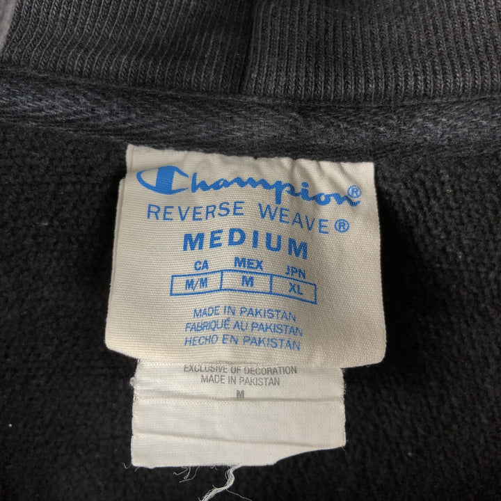 Champion REVERSE WEAVE Reverse Weave Sweat Pullover Hoodie Men's M cotton black type Vintage Second Hand