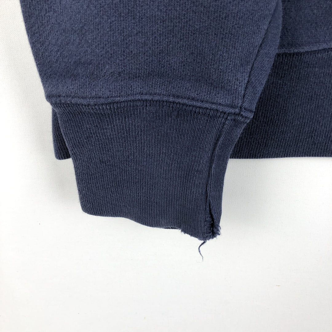 Champion REVERSE WEAVE Advertising Sweat Pullover Hoodie, Men's XL (approx.) cotton navy blue type Vintage Second Hand